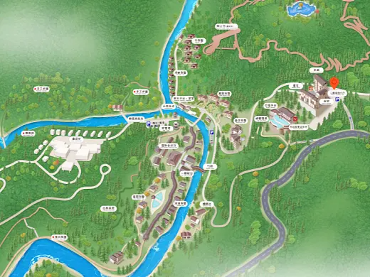 平桂结合景区手绘地图智慧导览和720全景技术，可以让景区更加“动”起来，为游客提供更加身临其境的导览体验。